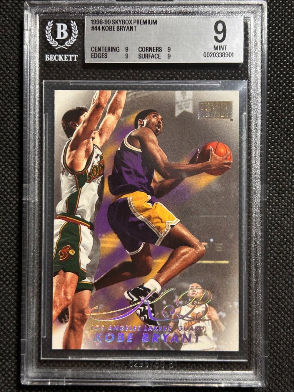 1998 SkyBox Premium Kobe Bryant #44 PSA 9 Mint Lakers HOF